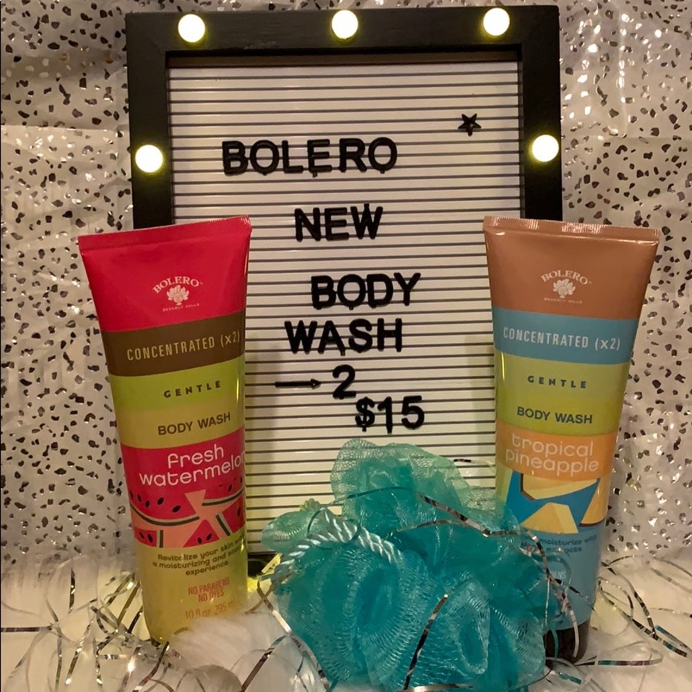 BOLERO, BODY WASH, NEW